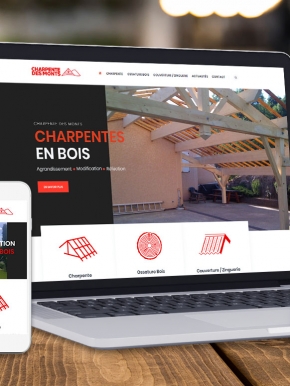 Benjamin PIEGAY, graphiste dans les Monts du Lyonnais | Site internet Charpente des Monts | Benjamin PIEGAY, graphiste à Lyon et dans les Monts du Lyonnais