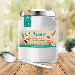 Benjamin PIEGAY, graphiste dans les Monts du Lyonnais | Benjamin PIEGAY, graphiste freelance dans les Monts du Lyonnais : etiquette Le P'tit Battu GAEC du BRUYAS