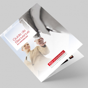 Benjamin PIEGAY, graphiste dans les Monts du Lyonnais | Brochure FCI Immobilier | Benjamin PIEGAY, graphiste à Lyon et dans les Monts du Lyonnais