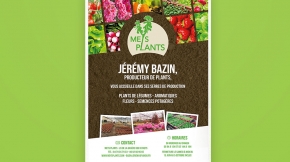 Benjamin PIEGAY, graphiste dans les Monts du Lyonnais | Affiche Meys Plants