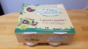 Benjamin PIEGAY, graphiste dans les Monts du Lyonnais | Packaging yaourt châtaigne | Benjamin PIEGAY, graphiste à Lyon et dans les Monts du Lyonnais