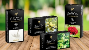 Benjamin PIEGAY, graphiste dans les Monts du Lyonnais | Packaging Savons Direct Nature, produits cosmétiques et naturels à Décines près de Lyon