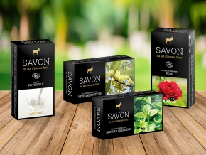 Benjamin PIEGAY, graphiste dans les Monts du Lyonnais | Packaging Savons Direct Nature, produits cosmétiques et naturels à Décines près de Lyon