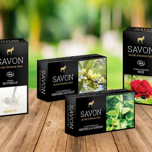 Packaging Savons Direct Nature, produits cosmétiques et naturels à Décines près de Lyon