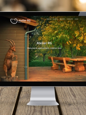 Benjamin PIEGAY, graphiste dans les Monts du Lyonnais | Site internet pour Atelier RG, maître artisan à Duerne, dans les Monts du Lyonnais