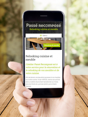 Benjamin PIEGAY, graphiste dans les Monts du Lyonnais | Site mobile Passé Recomposé | Benjamin PIEGAY, graphiste à Lyon et dans les Monts du Lyonnais