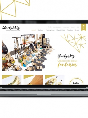 Benjamin PIEGAY, graphiste dans les Monts du Lyonnais | Site internet Charly & Kty, création de bijoux fantaissies dans les Monts du Lyonnais