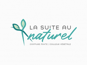 Benjamin PIEGAY, graphiste dans les Monts du Lyonnais | Logo pour La suite au naturel - Salon de coiffure à Saint Martin en Haut