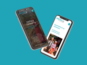 Benjamin PIEGAY, graphiste dans les Monts du Lyonnais | Site mobile pour Partage Consulting à Lyon