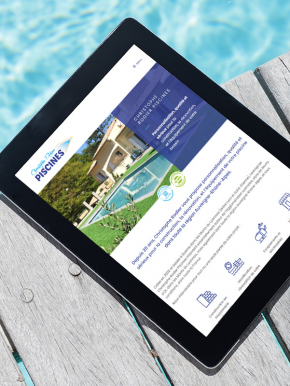 Benjamin PIEGAY, graphiste dans les Monts du Lyonnais | Site internet pour Christophe Rodier Piscines : construction, rénovation, et équipement pour piscine près de Lyon