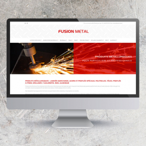 Benjamin PIEGAY, graphiste dans les Monts du Lyonnais | Refonte du site internet pour FUSIPN METAL, produits métallurgiques pour professionnels et particuliers à Chazelles-sur-Lyon