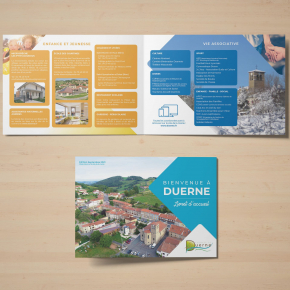 Benjamin PIEGAY, graphiste dans les Monts du Lyonnais | Création du site internet, du livret d'accueil et du bulletin municipal pour la commune de Duerne dans les Monts du Lyonnais.
