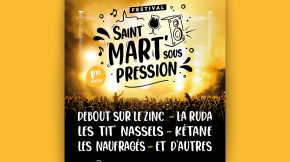 Benjamin PIEGAY, graphiste dans les Monts du Lyonnais | Affiche Festival Saint Mart Sous Pression