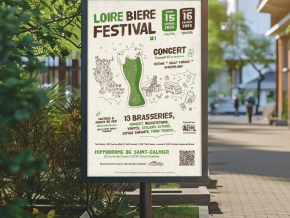 Benjamin PIEGAY, graphiste dans les Monts du Lyonnais | Création de la charte graphique pour le Loire Bière Festival les 15 et 16 février 2025 à Saint-Galmier
