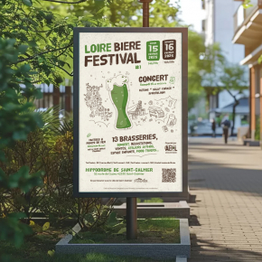 Benjamin PIEGAY, graphiste dans les Monts du Lyonnais | Création de la charte graphique pour le Loire Bière Festival les 15 et 16 février 2025 à Saint-Galmier