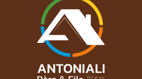 Benjamin PIEGAY, graphiste dans les Monts du Lyonnais | Refonte du logo pour Antoniali Père et Fils, artisan expert en couverture, zinguerie et isolation à Charly depuis 1975