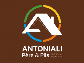 Benjamin PIEGAY, graphiste dans les Monts du Lyonnais | Refonte du logo pour Antoniali Père et Fils, artisan expert en couverture, zinguerie et isolation à Charly depuis 1975
