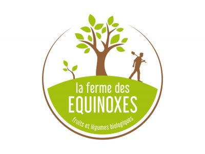 Logo pour la Ferme des Équinoxes, fruits et légumes biologiques à Aveize dans les Monts du Lyonnais